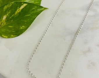 Roll With It | Sterling Silver Delicate and Dainty Layering Chain Necklace