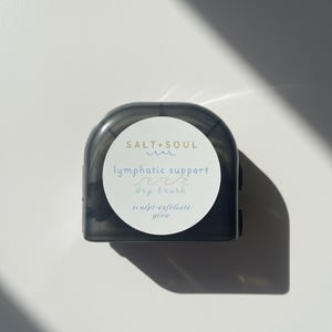 Facial Dry brush | Lymphatic support | Face Sculpting image 3