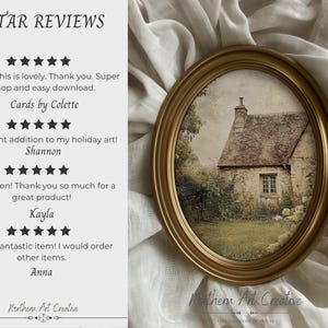 Vintage Cottagecore Decor: Countryside Printable Wall Art (Digital Download) zdjęcie 6
