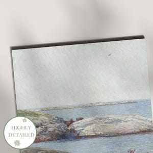 Vintage Summer Gallery Wall Set: Coastal Landscape Set Of 3 Prints imagen 3
