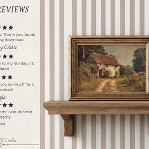 Fall Cottagecore Decor Autumn Print Rustic Fall Artwork Vintage Fall Farmhouse Decor Fall Printable Wall Art Autumn Landscape Wall Decor imagen 9
