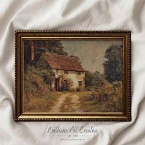 Fall Cottagecore Decor Autumn Print Rustic Fall Artwork Vintage Fall Farmhouse Decor Fall Printable Wall Art Autumn Landscape Wall Decor