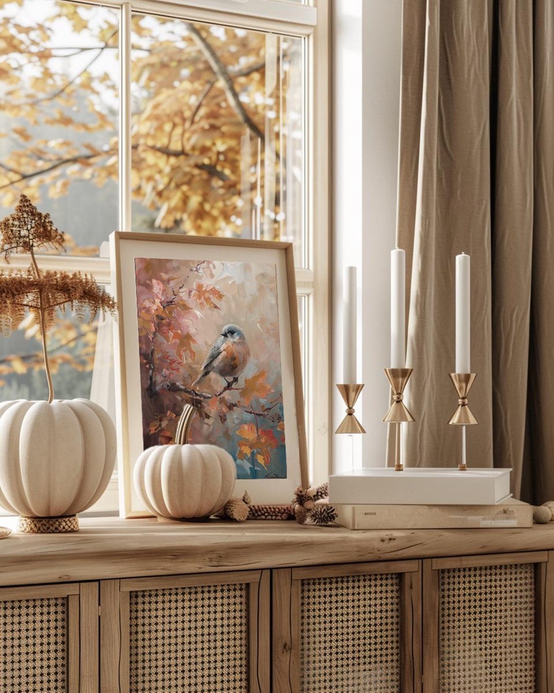Moody Autumn Gallery Wall Set Rustic Fall Printable Artworks Moody Fall ...