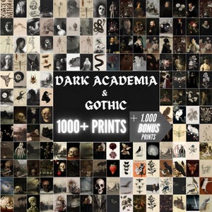 Más de 1000 láminas de estilo Dark Academia: arte mural gótico grunge y fantasioso. imagen 6