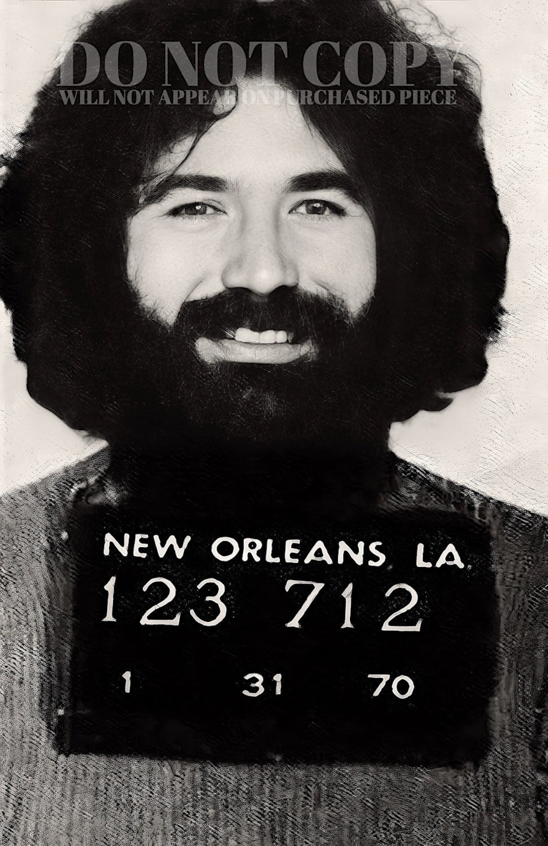 Jerry Garcia Mugshot Denim Jacket