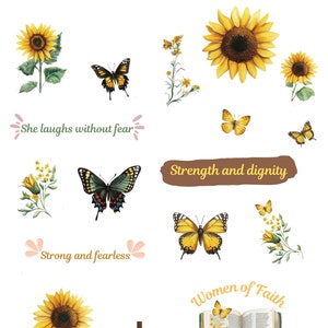 Digital Download Christian Stickers, Scrapbook Ephemera, Planner Accessories, It Is Written Printable&#39;s, Printable Sheets, Sticker Bundle