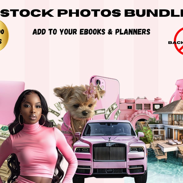 The Ultimate PLR Stock Photo Bundle, No Background Ready To Use Photos, Ebook AI Stock Models Vision Board PLR Bundle,