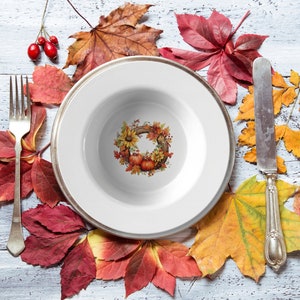 FALL PUMPKIN DINNERWARE Custom Style 6 - “pumpkin Patch Collection ...