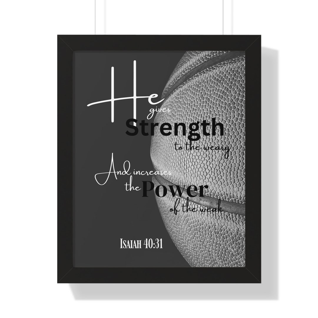 Isaiah 40:31 Framed Poster - Etsy