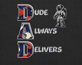 Kerel levert altijd T-shirt | Funny Dad acroniem T-shirt