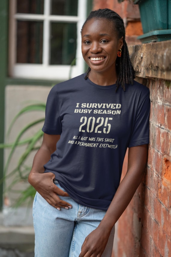 CPA Busy Season Survivor Shirt — Personalized
