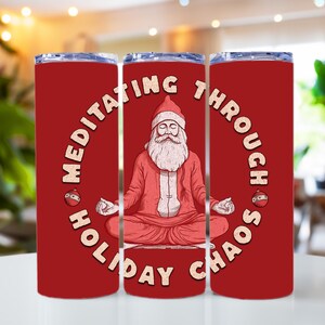 Funny Christmas Tumbler Wrap, Funny Quote Christmas 20 oz Skinny Tumbler Sublimation Design, Christmas Lights 20 oz Tumbler Template - PNG
