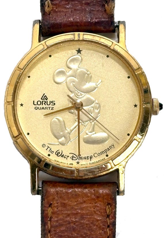 Lorus Disney Mickey Mouse Women\'s Quartz Watch Vintage Two-tone Mickey Mouse Lorus V827 0480 R Watch for  main image 2