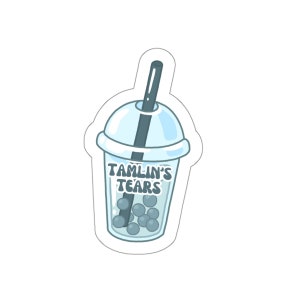 Tamlin's Tears cup Die-Cut Sticker