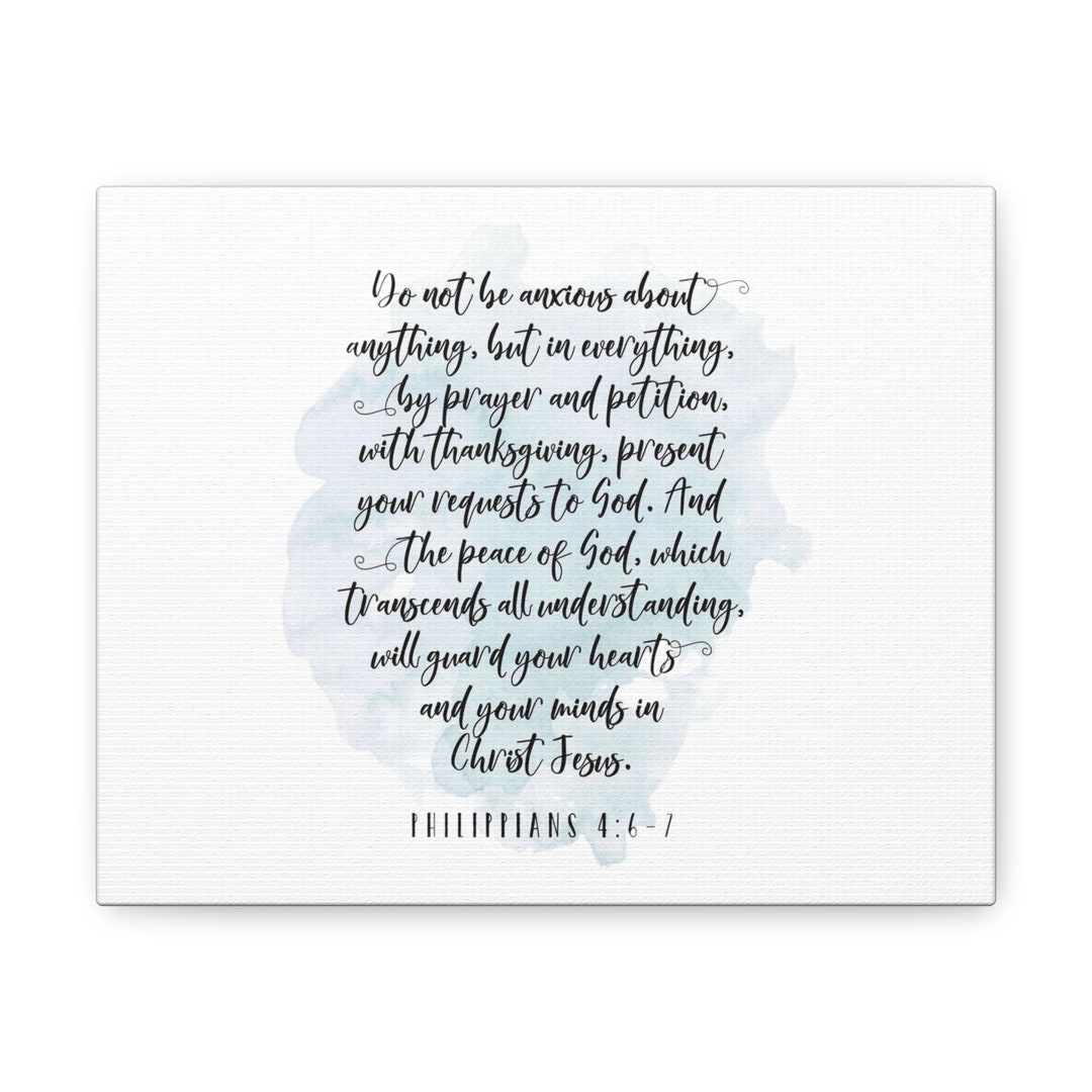 Bible Verse Canvas Gallery Wraps Etsy