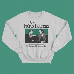 Frasier Crane sitcom sweatshirt, classic tv show pullover, classic ash grey Gildan 18000 sweatshirt, streetwear top