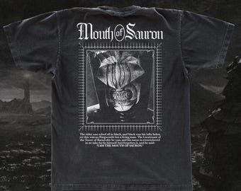 Lord of the Rings shirt, Mouth of Sauron t-shirt, Tolkien tee shirt, classic black Gildan 5000, fantasy streetwear