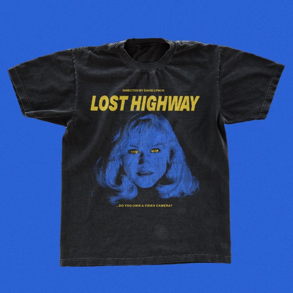 ロスト・ハイウェイの映画Tシャツ、デヴィッド・リンチのクラシック