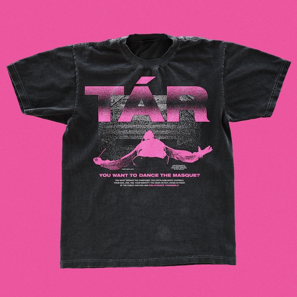 Tár movie vintage t-shirt, black Classic Tee Gildan 5000, graphic shirt, tar film teeshirt, cate blanchett, streetwear screenprint style top