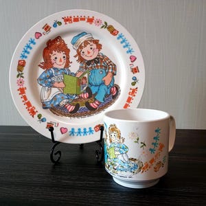 Raggedy Ann Dishes - Etsy