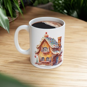 Tazze di Natale personalizzate, Tazze di Natale divertenti, Regalo segreto di Babbo Natale, Tazza di pan di zenzero, Tazze di cioccolata calda, Tazza di caffè di Natale, Tazza per bambini