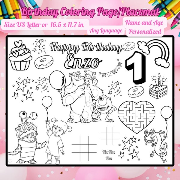 Monster Inc Favors - Etsy