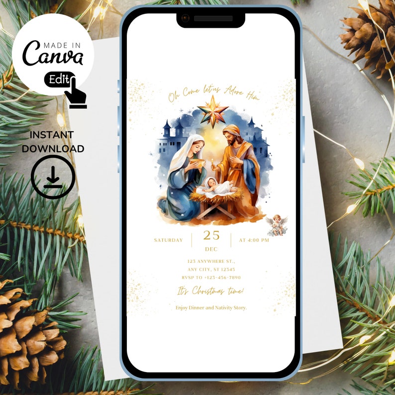 Lds Christmas Party Invite Template LDS Christmas Party Invitation