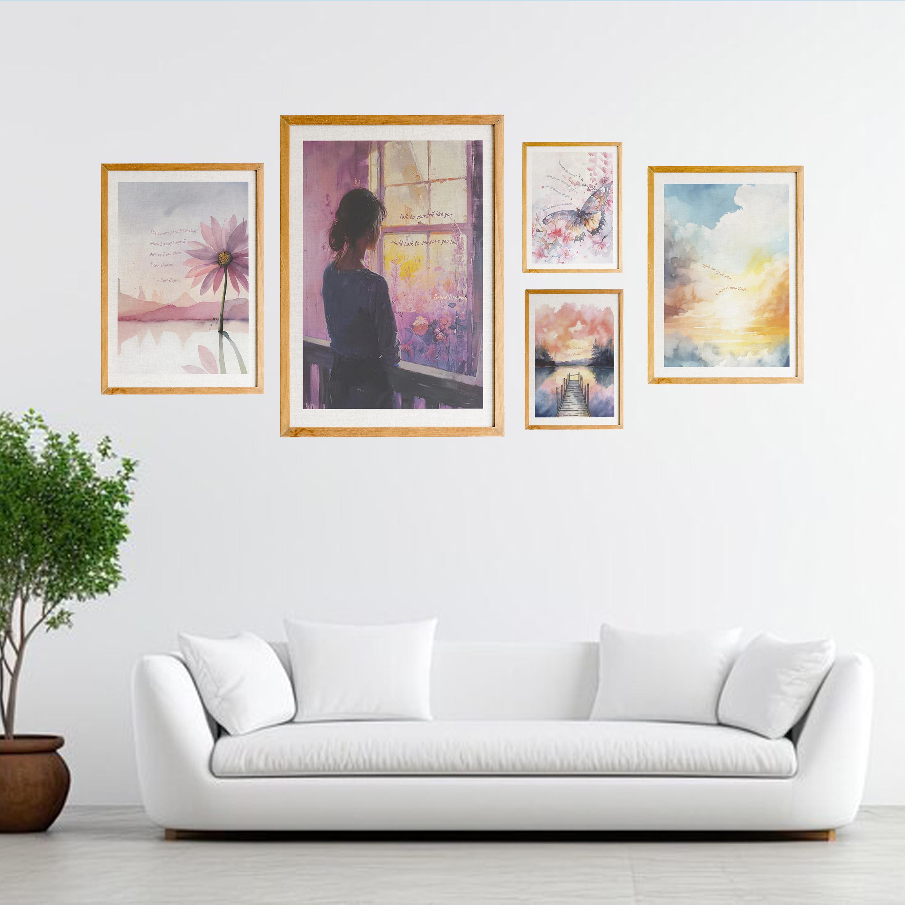 Decorazione Ufficio Terapia Psicologia Poster Salute Mentale Per Ufficio - 30x38cm Con Cornice, Decorazione Psicologia E Terapia Poster 30x38 Cm Cornice - 3