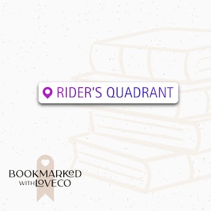 Riders Quadrant Fourth Wing Rebecca Yarros - Waterproof, Vinyl, Small Stickers for Book Lovers | Handcrafted by Bookmarked.WithLoveCo
