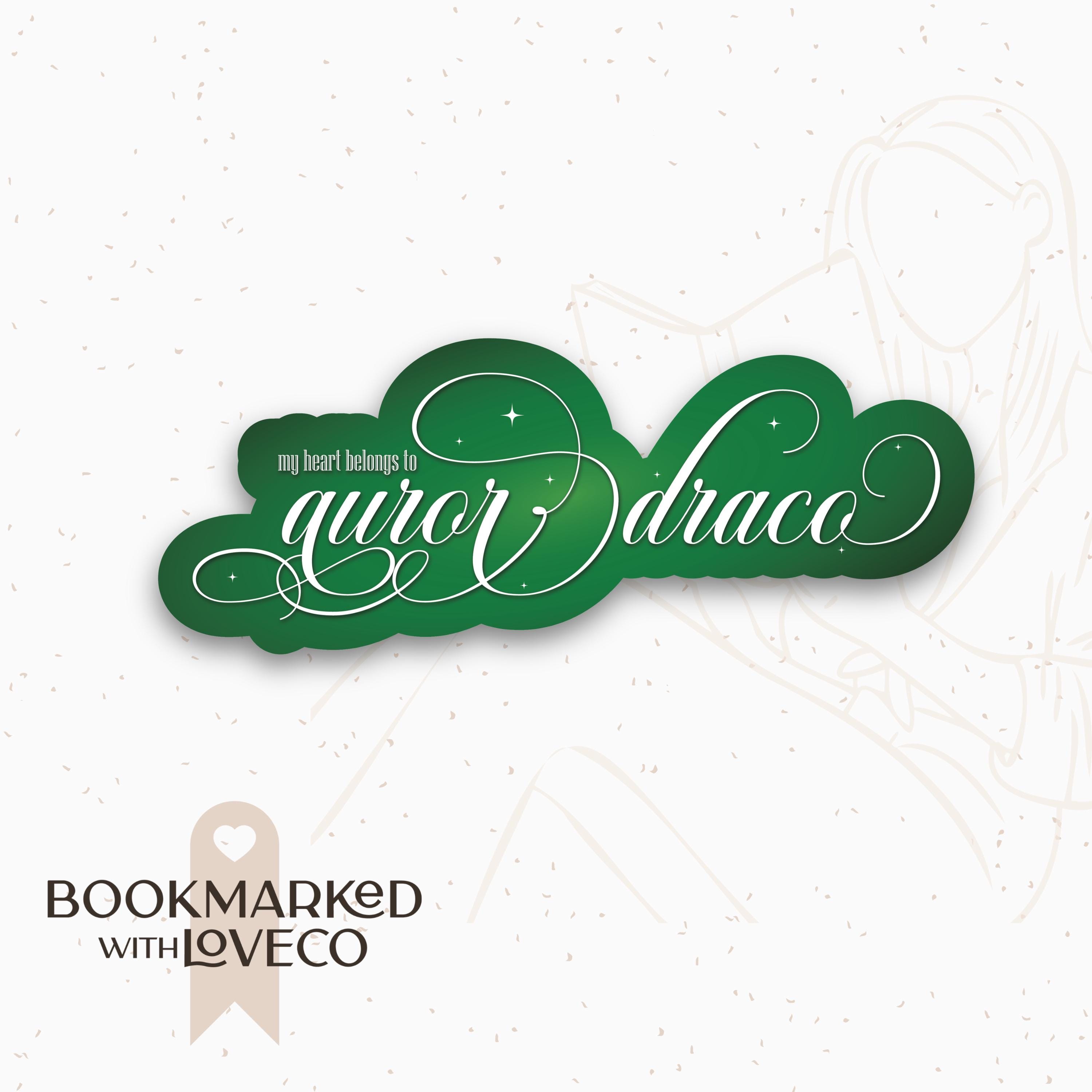My Heart Belongs to Auror Draco Dramione Fanfic - Waterproof, Vinyl, Small Stickers for Book Lovers | Handcrafted by Bookmarked.WithLoveCo
