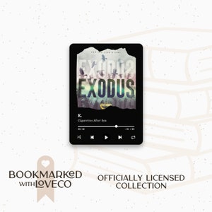 Exodus Music Card K Cigarettes After Sex | Ravenhood Series - Waterproof, Vinyl Stickers for Book Lovers | by Bookmarked.WithLoveCo