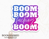 Boom Boom Sticker: Waterproof Vinyl Decal for Kindles & Phones - Etsy