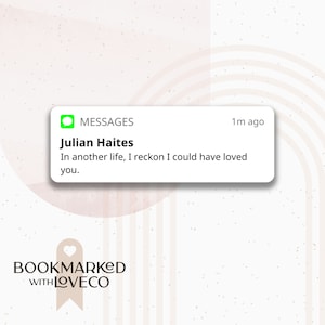 Sticker Magnolia Parks: Quote Julian Haites - waterdichte vinylsticker