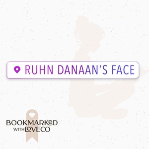 Ruhn Danaan’s Face Crescent City Sarah J Maas - Waterproof, Vinyl, Small Stickers for Book Lovers | Handcrafted by Bookmarked.WithLoveCo