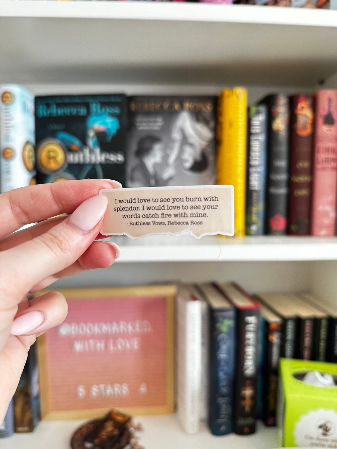 Invis Rivals Sticker Divine Rivals Quote Sticker: Waterproof Vinyl Decal for Book Lovers - Etsy