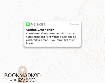 Cardan Come Home Sticker - The Cruel Prince, Book Lover Vinyl Decal