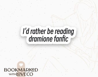 Dramione Fanfic Sticker: Waterproof Vinyl Decal for Kindle, Phone