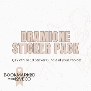 Pacote de Adesivos Manacled Dramione - Adesivos pequenos de vinil à prova d&#39;água para amantes de livros | Feito à mão por Bookmarked.WithLoveCo