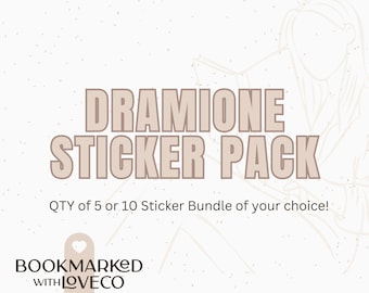 Manacled Sticker Pack Dramione - Waterproof, Vinyl, Small Stickers for Book Lovers | Handcrafted by Bookmarked.WithLoveCo
