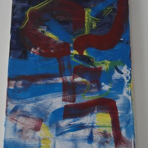 Arte original, arte callejero moderno, pintura mural sobre lienzo estirado, pintado a mano, acrílico, paisaje abstracto de verano, decoración del hogar (no es una impresión)