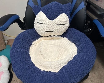 Snorlax Cat Bed Crochet Pattern