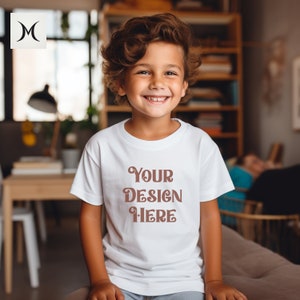Kids tshirt mockup Kids tshirt mockup White Tshirt Gildan 5000 mockup Bella canvas 3001 mockup bundle Toddler Tshirt Mock Ups