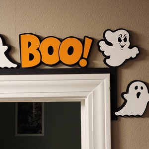 BOO! Halloween Door Trim Wall Art Decoration (Digital File Only)