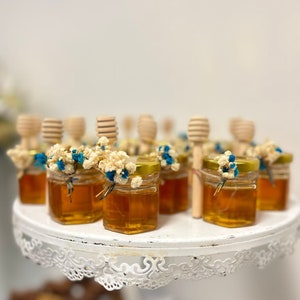Honey Favours, ideal for weddings, parties, baby showers, bridal showers, Nikah, Eid, Christmas, Anniversary, Birthdays