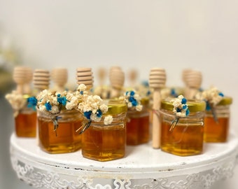 Honey Favours, ideal for weddings, parties, baby showers, bridal showers, Nikah, Eid, Christmas, Anniversary, Birthdays