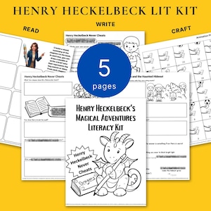 Henry Heckelbeck Never Cheats Lit Kit – 5-Page Novel Study & Flip Book Activity