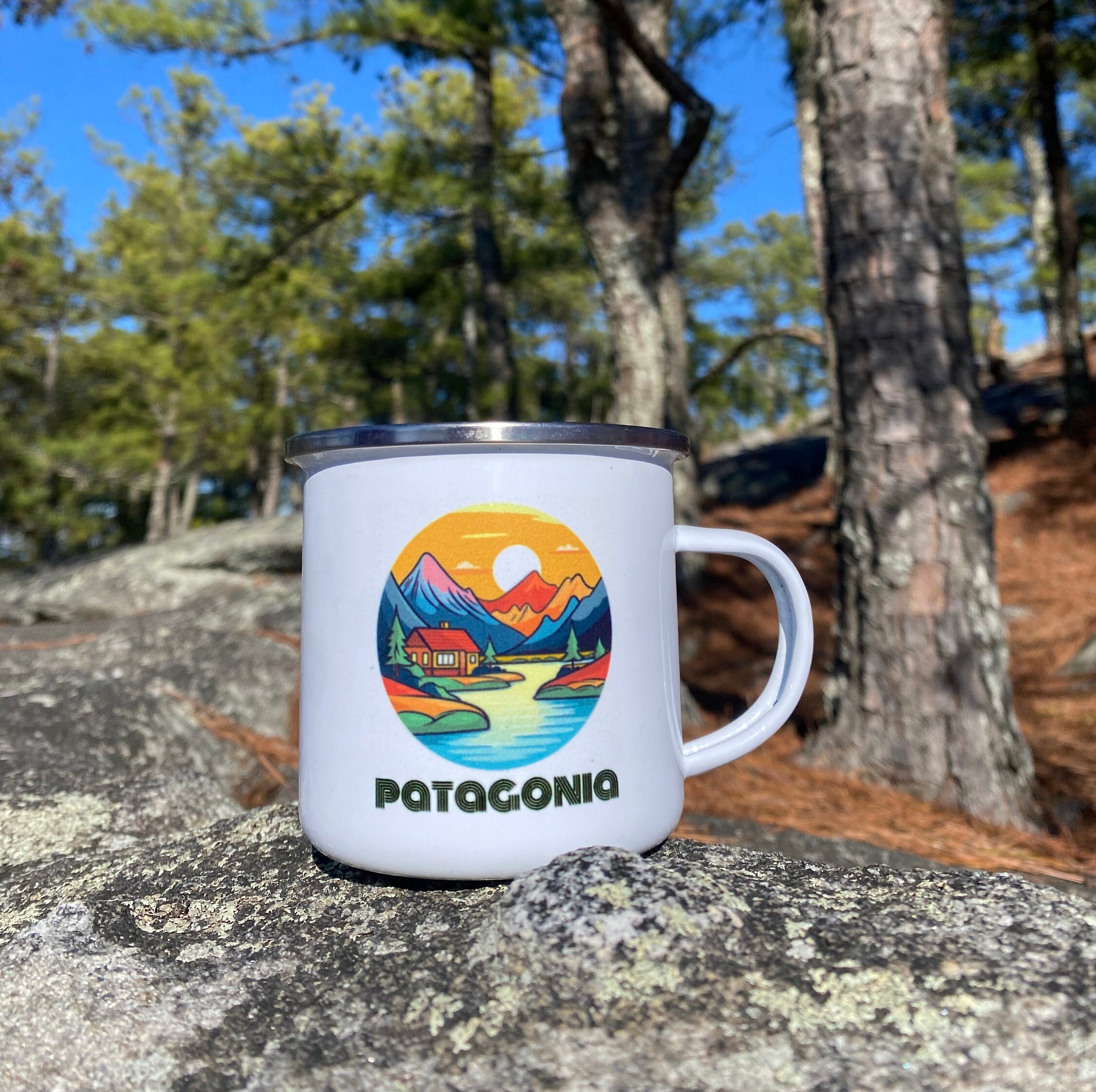 Patagonia Camping Mug - Etsy Patagonia Camping Mug - Etsy