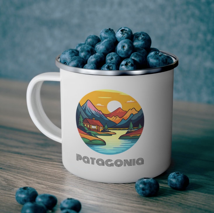 Patagonia Camping Mug - Etsy Patagonia Camping Mug - Etsy