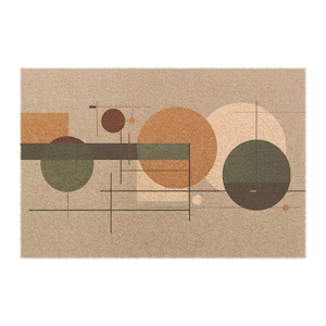 Modern Bauhaus Style Doormat