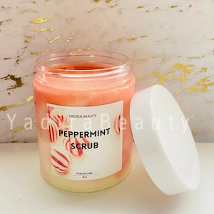 Peppermint Sugar Body Scrub,Exfoliating Scrub, Handmade Sugar Scrub,Moisturizing